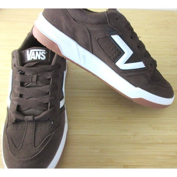 Vans Men's Upland Potting Soil Brown Black Gum Bottom Shoes Sizes NIB - Picture 4 of 6